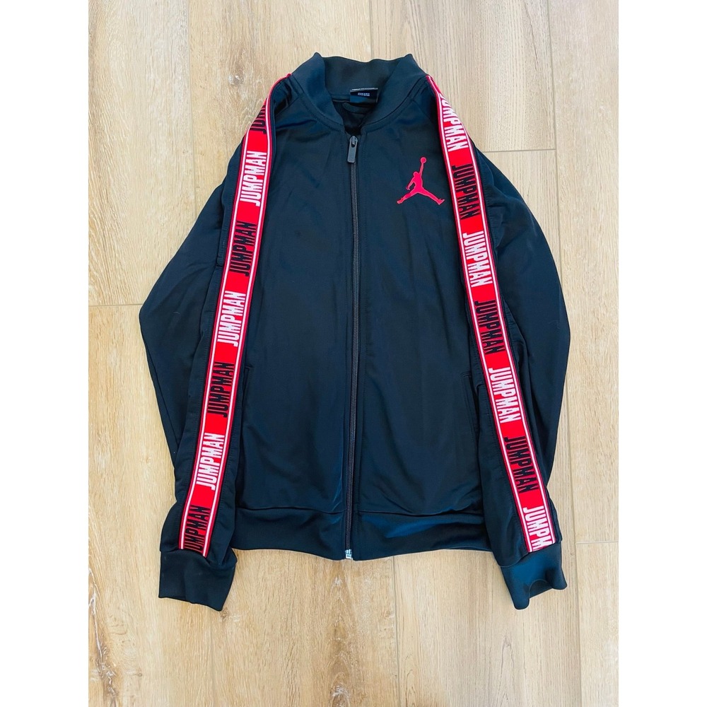 Air Jordan Jumpman Boys‎ Logo Track Jacket Black/Red